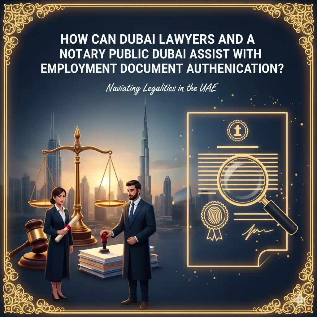 How Can Dubai Lawyers and a Notary Public Dubai Assist with Employment Document Authentication?