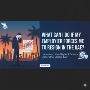 What Can I Do If My Employer Forces Me to Resign in the UAE?